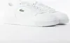 A pair of white Lacoste sneakers on a white background. Náhľad obrázku produktu