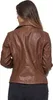 Veste en cuir pour femme Tazzio F501 Marron S Voir les images du produit 4