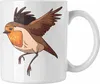 Trendation - Rotkehlchen Vogel Tasse Geschenk Grafik Produktbild-Vorschau 1