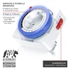 BEARWARE 3x Zeitschaltuhr, mechanisch, 3-St., 24h, kompakt, Produktbild-Vorschau 3
