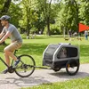 PawHut Fietsaanhanger voor Honden, Opvouwbaar, met Productafbeelding-voorbeeld 2