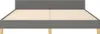 vidaXL Struttura letto senza materasso grigio scuro 160x200 Anteprima dell’immagine prodotto 4