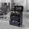 Kosmetikkoffer Trolley, Make Up Koffer Mit 2 Schubladen und Produktbild-Vorschau 5