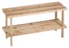 Zeller Schuhregal, Nadelholz, 2 Ablagen 80x26x29,5 Produktbild-Vorschau 4