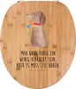 Mr. & Mrs. Panda WC Brille Hund Blume - Transparent - Produktbild-Vorschau 1