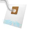 A vacuum cleaner bag with air flow graphics indicating suction and filtration. Produktbild-Vorschau