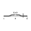 Bosch 2608600221 Bosch Trennscheibe gekröpft 125x2,5 mm für Voir les images du produit 18