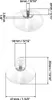 20 Stück Saugnapfhaken mit M4-Gewinde, Transparente PVC Produktbild-Vorschau 3