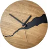 Elegante, schlichte Wanduhr aus Holz mit kreativen Produktbild-Vorschau 6