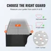 Protection de gouttière VEVOR, largeur 152 mm, filtre à Voir les images du produit 3