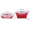 obdélníkový silikonový bento box 350 ml, skládací krabička Náhled obrázku produktu 8
