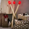 IKEA STRÅLA, lámpara de pie LED de madera, diseño tipo Vista previa de la imagen del producto 3