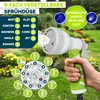 tillvex Schlauchtrommel Wasser 15+2m Grün mit Wandhalterung Produktbild-Vorschau 4