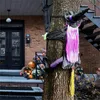 Abstürzende Hexe in Baum Halloween-Dekorationen mit LED Produktbild-Vorschau 6