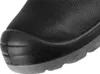 A close-up view of the toe cap and sole of a black work boot. Anteprima dell’immagine prodotto