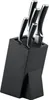 A set of knives in a black block. Podgląd zdjęcia produktu