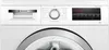 Close-up view of a white washing machine control panel and door. Anteprima dell’immagine prodotto