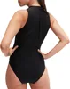 Speedo ECO+ Hydrasuit costume da bagno donna, Colore:Nero, Anteprima dell’immagine prodotto 4