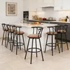 Meubles Cosy Set da 2 sgabelli da bar girevoli in stile Anteprima dell’immagine prodotto 7