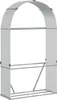 vidaXL Přístřešek na palivové dřevo stříbrný 120x45x210 cm Náhled obrázku produktu 1