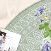 Volero - Tapis d'extérieur rond - Summer Azteca Vert - Ø Voir les images du produit 4
