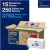 Tork weiche Zickzack Handtücher 2-lagig Tissue plus grün Produktbild-Vorschau 6