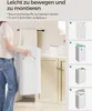 Wäschekorb mit Bambusdeckel - 72L Wolkenweiß - Wäschekorb - Produktbild-Vorschau 6