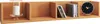 A wooden shelf with decorative items. Produktbild-Vorschau