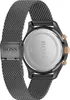 The back of a Hugo Boss watch with a mesh strap. Podgląd zdjęcia produktu