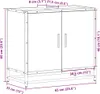vidaXL Vanity unit brown oak look 65x33x60 cm Náhľad obrázku produktu 7