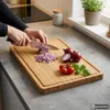 KESPER Profi-Schneidebrett Bambus, 45 x 27 x 3 cm, mit Produktbild-Vorschau 4