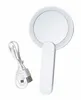 LED KOSMETIKSPIEGEL Ø9cm Reise USB-Kabel Licht Ladefunktion Produktbild-Vorschau 2