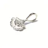 Ginko Anhänger 925 Sterling Silber dezent doppeltes Blatt Produktbild-Vorschau 3