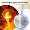 Antihaft-Bratpfanne 30 cm mit Deckel, 4,7 L, abnehmbarer Griff, blau Produktbild-Vorschau