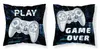 DETEXPOL Obliečka na vankúšik Game Over micro  Polyester, Náhľad obrázku produktu 1