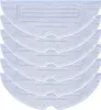 A stack of white microfiber mopping cloths for a robot vacuum cleaner. Produktbild-Vorschau