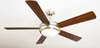 Stropný ventilátor Ursa brúsený nikel Strieborný / orechové Náhľad obrázku produktu 1