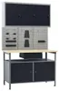 vidaXL Werkbank mit 3 Werkzeugwänden und 1 Wandschrank Produktbild-Vorschau 7