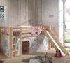 Spielbett Pino inkl. Rutsche mit Textilset Vorhang und 3 Produktbild-Vorschau 4