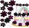 Waffel Schwarze Lilienblüten Kuchen essbare Dekoration - 32 Produktbild-Vorschau 1