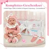 Interaktive Babypuppe Lili 41 cm – realistischer Babylook Produktbild-Vorschau 7