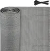 A roll of grey garden screening and a bundle of black zip ties. Produktbild-Vorschau