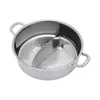 Acier inoxydable Hot Pot 32cm 304 Qualité alimentaire Shabu Voir les images du produit 7
