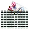 100er Set Sturzglas 125 ml To 66 schwarzer Deckel incl. Produktbild-Vorschau 1