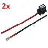 2x H1 H3 Lampen Fassung Stecker Sockel Reparatur Kabel Produktbild-Vorschau 4