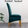 6 kusů XL Velvet Stretch Jídelní židle Kryty - Elastan Náhled obrázku produktu 6