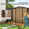 Outsunny Abri de jardin en métal 2,27 m², facile à monter, Voir les images du produit 6