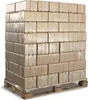 A pallet of compressed wood briquettes wrapped in plastic. Produktbild-Vorschau