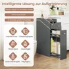 COSTWAY Szafka wnękowa, szafka łazienkowa z szufladą i Podgląd zdjęcia produktu 4