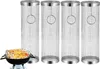 4er Set Zylindrischer Grillkorb Rund aus Edelstahl mit 1x Produktbild-Vorschau 1